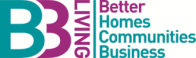 Logo for B3 Living. Better Homes Communities Business.
