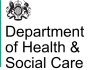 Logo for the Department of Health & Social Care. UK central government. Jpeg file.