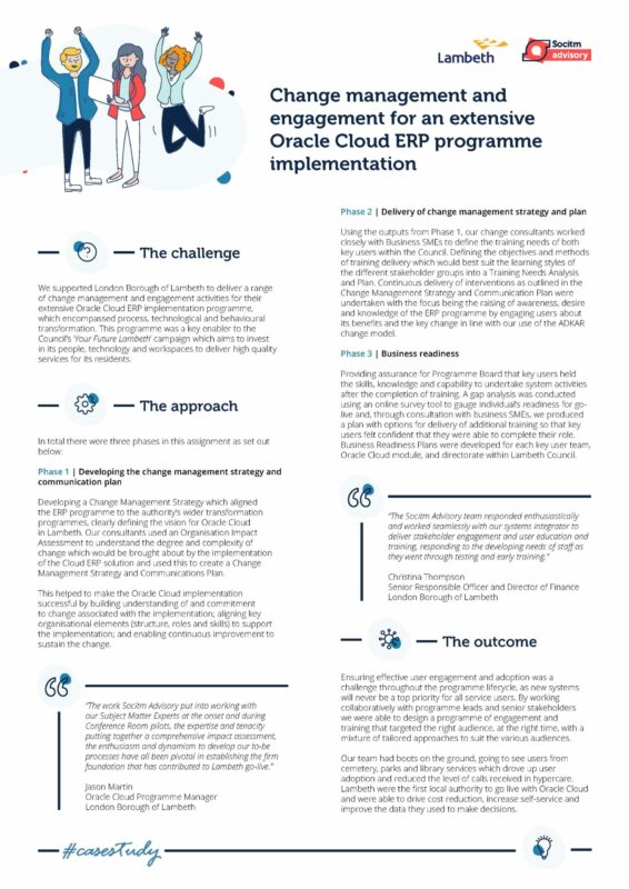 Cover case study lambeth erp programme