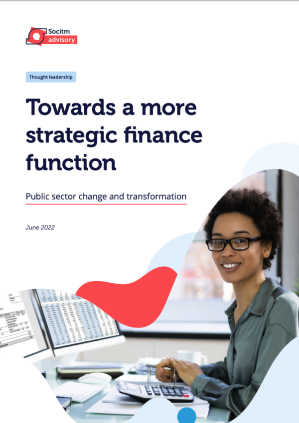 Publication cover - towards a more strategic finance function